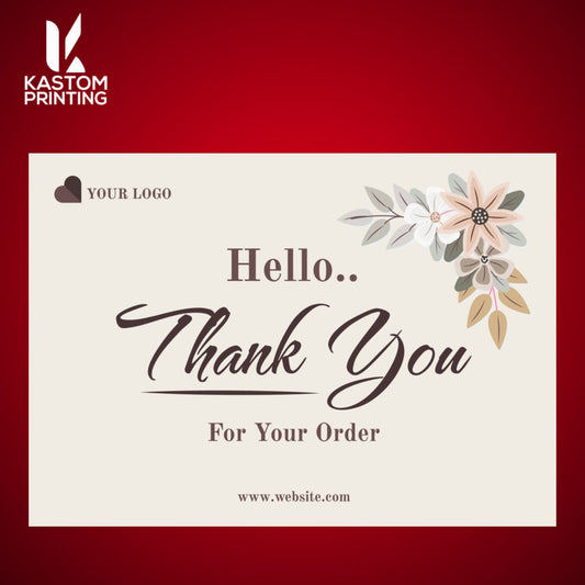 Customized Thank You Cards